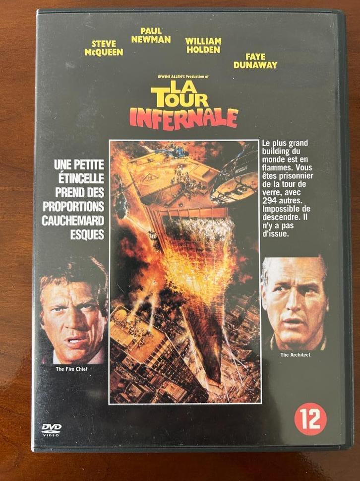 DVD The Towering Inferno met Steve McQueen, Paul Newman,..., Cd's en Dvd's, Dvd's | Klassiekers, Zo goed als nieuw, Ophalen