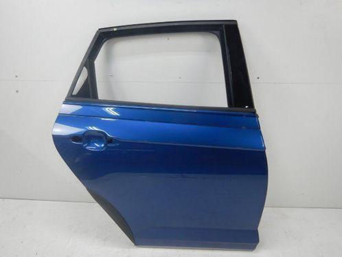 VW Polo 2G Portier Rechts-achter LB5K Blauw, Auto-onderdelen, Carrosserie, Deur, Volkswagen, Gebruikt, Ophalen of Verzenden