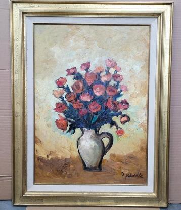 Paul PERMEKE, vaas met bloemen beschikbaar voor biedingen