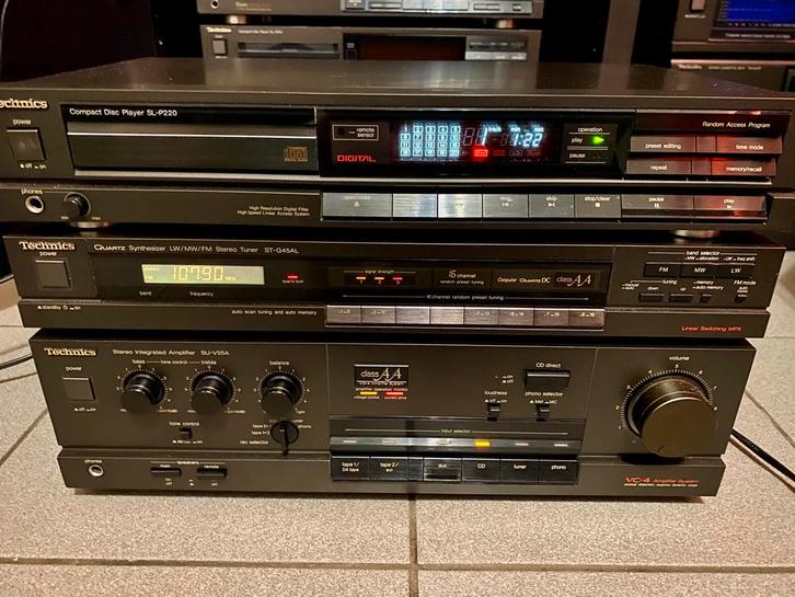 Technics SU-V55A Technics ST-G45AL Technics SL-P220, TV, Hi-fi & Vidéo, Chaîne Hi-fi, Utilisé, Lecteur CD, Tuner ou Radio, Autres marques
