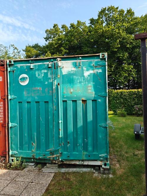 Container 40 voet als werfkeet/bouwkeet, Doe-het-zelf en Bouw, Bouwketen en Schaftketen, Gebruikt, Ophalen