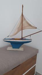 Vintage houten zeilboot - zeilbootje uit 1952, Ophalen of Verzenden