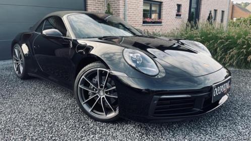 Porsche 992 911/ 3.0 Turbo Cabriolet PDK/Noir/Noir/Noir, Auto's, Porsche, Particulier, ABS, Achteruitrijcamera, Adaptive Cruise Control