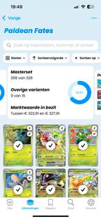 deel van master set paldean fates, Ophalen, Nieuw, Meerdere kaarten
