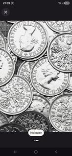 Gezocht Sixpence munten (6d)., Enlèvement