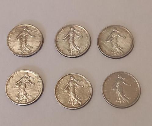 Pièce 5 F Semeuse argent, Postzegels en Munten, Munten | Europa | Euromunten, Losse munt, Overige waardes, Frankrijk, Zilver, Ophalen
