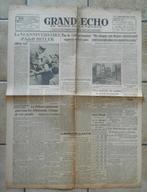 Grand Echo du Nord de la France, journal du 20 avril 1943, 1940 à 1960, Enlèvement ou Envoi, Journal