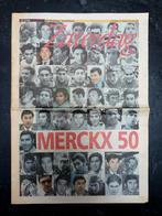 Merckx 50 + boekje Merckx overtrof ze allemaal, Verzenden, Zo goed als nieuw, Sport en Vrije tijd