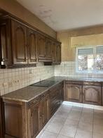 Massief houtje Keuken af te halen, zelf te demonteren, Maison & Meubles, Cuisine | Cuisines complètes, Brun, Enlèvement, Utilisé