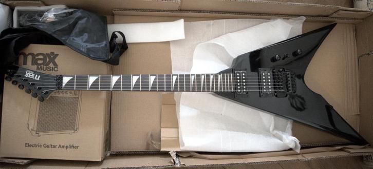 Elektrische gitaar, Muziek en Instrumenten, Snaarinstrumenten | Gitaren | Elektrisch, Nieuw, Solid body, Overige merken, Met versterker