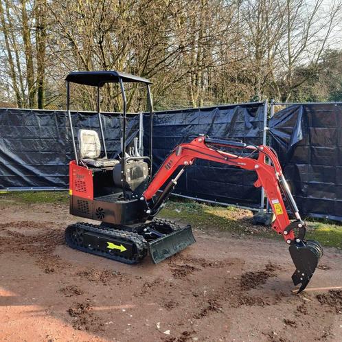 minigraver 1 Ton NIEUW, Zakelijke goederen, Machines en Bouw | Kranen en Graafmachines, Graafmachine, Ophalen