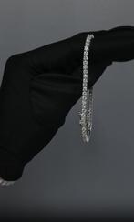 Diamond Tennis Bracelet - Lab Grown - 19.05 cm - 3 mm, Ophalen of Verzenden, Nieuw, Zilver, Met edelsteen
