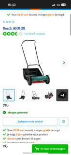 Grasmaaier handmatig, Tuin en Terras, Ophalen, Zo goed als nieuw, Handgrasmaaier, Bosh