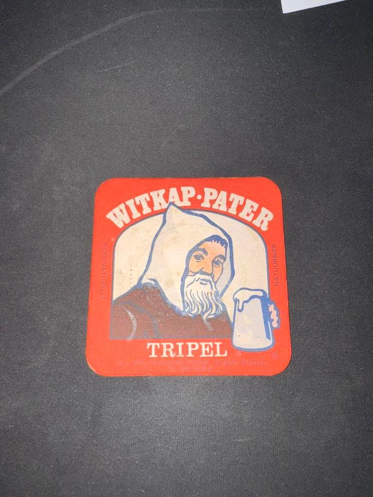 2 bierviltjes witkap pater, Verzamelen, Biermerken, Zo goed als nieuw, Ophalen