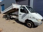 Mercedes-Benz Sprinter 411 *KIPPER-DUMPER-TIPPER* (bj 2001), Auto's, Achterwielaandrijving, Gebruikt, Wit, Mercedes-Benz