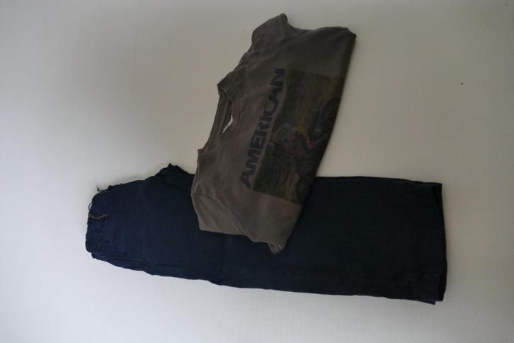 broek: Massimo Dutti, shirt A.O.: 4 jaar, Kinderen en Baby's, Kinderkleding | Maat 104, Zo goed als nieuw, Jongen, Setje, Ophalen of Verzenden