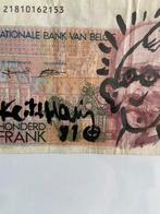 Billet de 100 francs signé par Keith Haring, Enlèvement ou Envoi