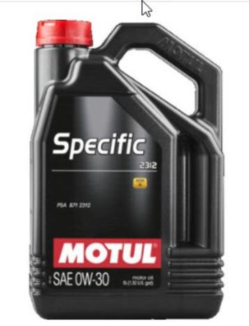 10l MOTUL SPECIFIC 2312 0W-30 106414 Motorolie + extra 's beschikbaar voor biedingen