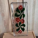 Prachtige Walther Glazen vintage schaal 33x15cm, Ophalen of Verzenden