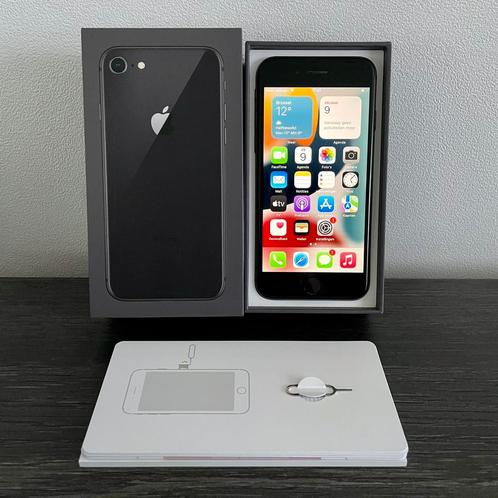 Apple iPhone 8 Space Grey 64GB, Télécoms, Téléphonie mobile | Apple iPhone, Utilisé, 64 GB, Sans abonnement, Sans simlock, iPhone 8