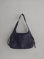 Blauwe handtas Nathan, Handtassen en Accessoires, Tassen | Damestassen, Ophalen of Verzenden, Gebruikt, Blauw, Handtas