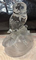 Dik,vol,kristal d’Arques Frankrijk uilen beeld.16/12/9 cm, Ophalen of Verzenden, Zo goed als nieuw, Dier