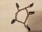 Bedelarmband in oud zilver, Antiek en Kunst, Ophalen of Verzenden, Zilver