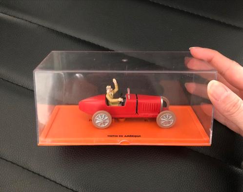 verzamelauto kuifje tintin en amérique + gratis leesboek, Verzamelen, Stripfiguren, Zo goed als nieuw, Kuifje, Ophalen of Verzenden