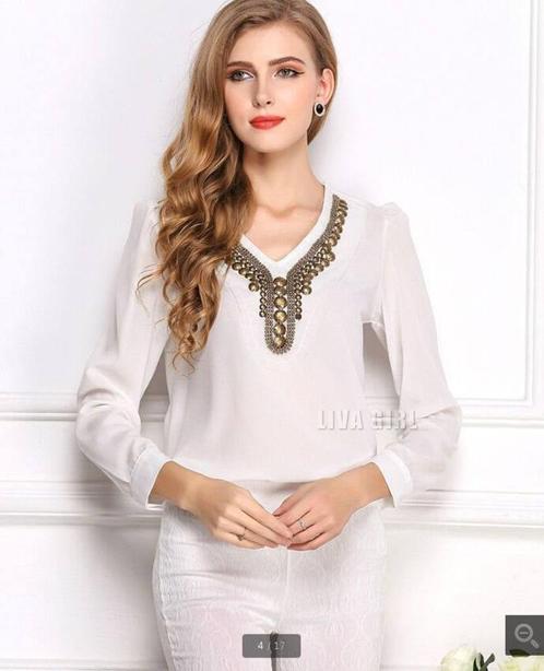 nieuw stijlvol zomers blouse, Vêtements | Femmes, Blouses & Tuniques, Neuf, Taille 38/40 (M), Envoi