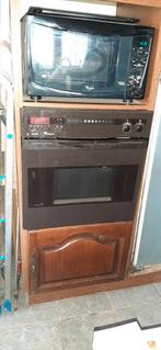 Oude nog werkende oven ,voor onderdelen, bruine kleur,, Elektronische apparatuur, Gebruikt, Oven, Inbouw, 45 tot 60 cm