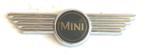 Motorkap / kofferbadge origineel groen Classic Mini., Ophalen, Nieuw, Mini