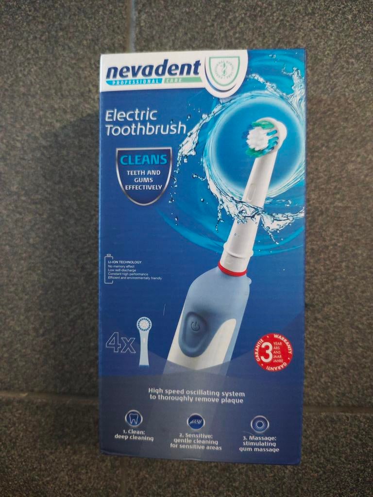 Nevadent Elektrische tandenborstel, Enlèvement, Neuf, Brosse à dents
