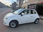 Fiat 500C wit parelrood dak 1e hoofdbaan 66000 km, Auto's, Fiat, Euro 6, Cabriolet, Wit, Bedrijf