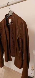 Veste élégante en cuir de veau., Enlèvement, Taille 42/44 (L), Brun
