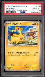 Pikachu PSA 10 - SV-P 120 - Japanese Promo 2023, Ophalen of Verzenden, Zo goed als nieuw, Losse kaart