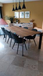 Grote eettafel (6 tot 8 personen), Maison & Meubles, Tables | Tables à manger, Comme neuf, Enlèvement, 50 à 100 cm, Rectangulaire