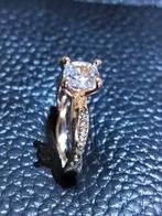 Stainless steel synthetische Zirkonia nieuw ingepakt mooie, Handtassen en Accessoires, Ringen, Ophalen of Verzenden, Zo goed als nieuw