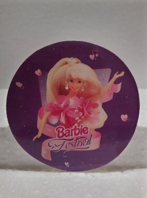 Vintage Sticker - Barbie Festival - Mooie staat, Verzamelen, Stickers, Nieuw, Strip of Tekenfilm, Ophalen of Verzenden