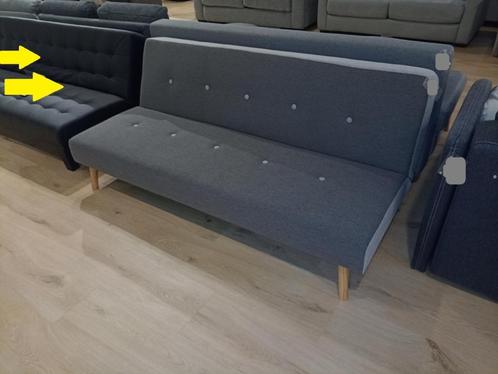 XQ PROMO Wally Slaapbank grijs stof NIEUW + Gratis Levering, Kinderen en Baby's, Kinderkamer | Stapelbedden en Hoogslapers, Nieuw