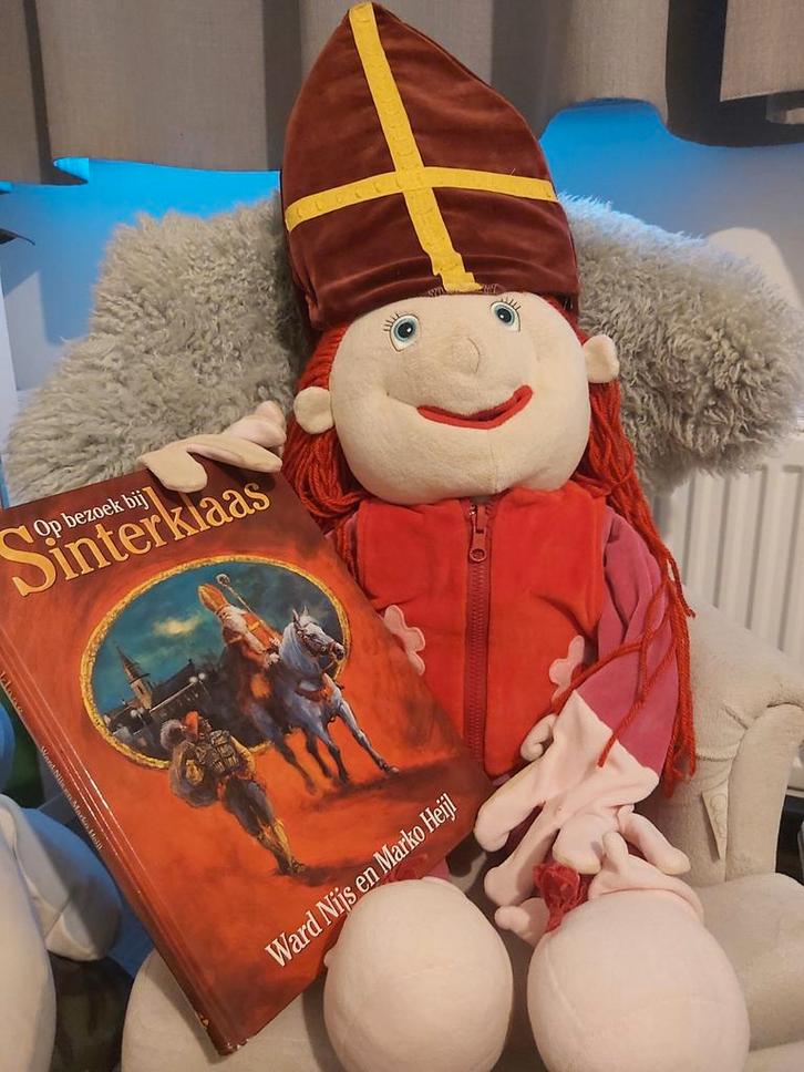 Robo Handvertelpoppen Susanne met mijter Sint en Sinterklaas, Kinderen en Baby's, Speelgoed | Educatief en Creatief, Gebruikt