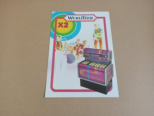 Flyer: Wurlitzer X2 (1980) jukebox, Collections, Machines | Jukebox, Wurlitzer, Enlèvement
