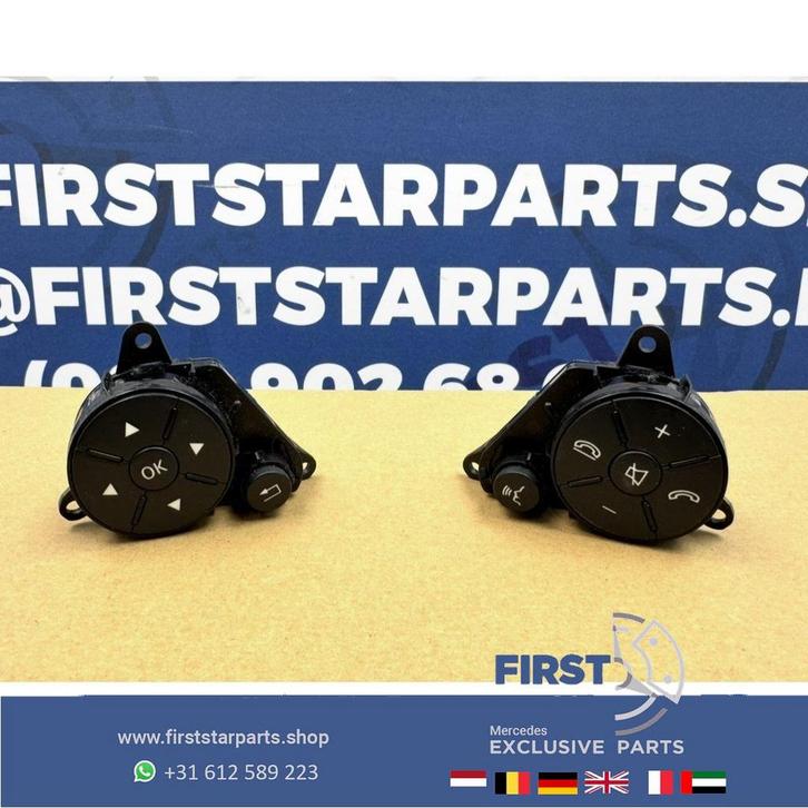 Mercedes STUURKNOPPEN SET W204 W212 W169 W245 W209 W219 W463, Autos : Pièces & Accessoires, Tableau de bord & Interrupteurs, Mercedes-Benz