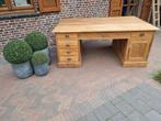 Teak partnerdesk/bureau GRATIS LEVERING, Huis en Inrichting, Ophalen of Verzenden, Zo goed als nieuw, Bureau