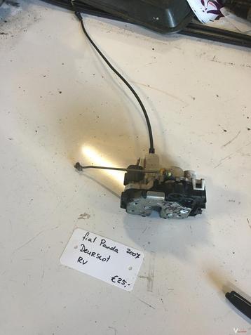 Fiat Panda 1.2 2007 Slotmechaniek portier Linksvoor of Recht beschikbaar voor biedingen