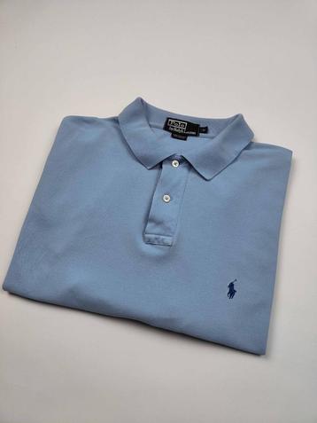 Ralph Lauren Homme XL Polo Bleu Manche Courte Classique Chic