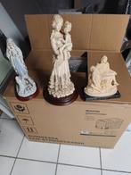 Beeldjes ,de 2 linkse 15 €.De piëta op marmeren voet 50€, Verzamelen, Ophalen