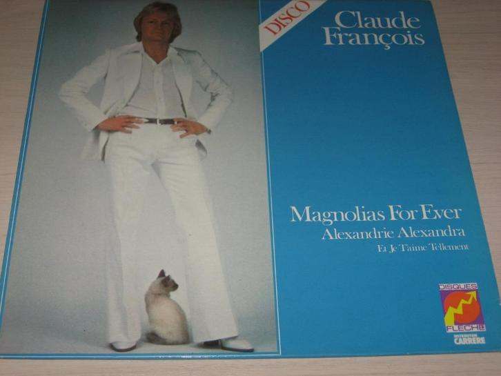 Disque vinyl 33 tours Claude François Magnolias For Ever, CD & DVD, Vinyles | Pop, Comme neuf, Enlèvement ou Envoi