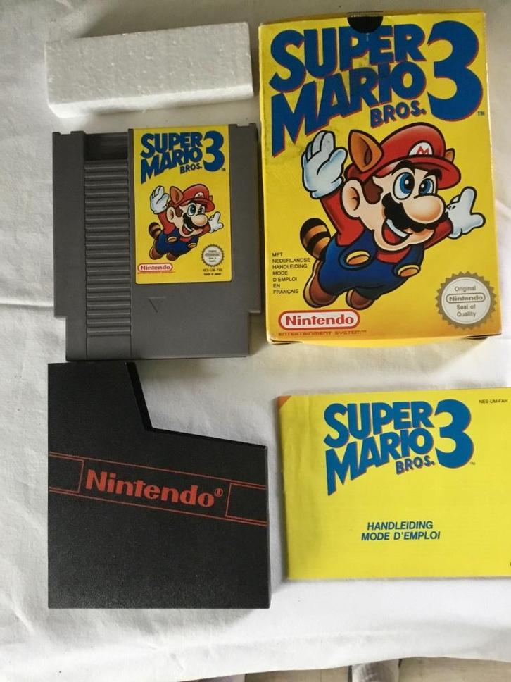 Super Mario Bros 3 spel voor Nintendo uit 1991 in doos, Games en Spelcomputers, Games | Nintendo 2DS en 3DS, Gebruikt, Ophalen of Verzenden