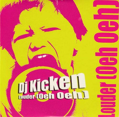 CD single DJ Kicken Louder (oeh oeh), Cd's en Dvd's, Cd Singles, Zo goed als nieuw, Dance, 1 single, Ophalen of Verzenden