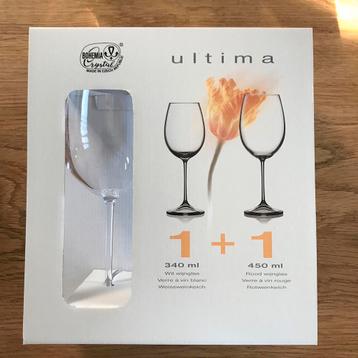 Wijnglazen set van 2 glazen